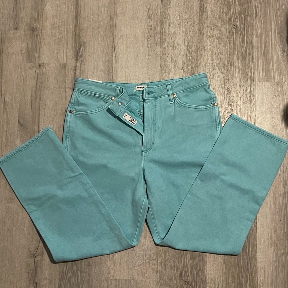 Wrangler 603 Wild West Aquarius high rise crop jeans